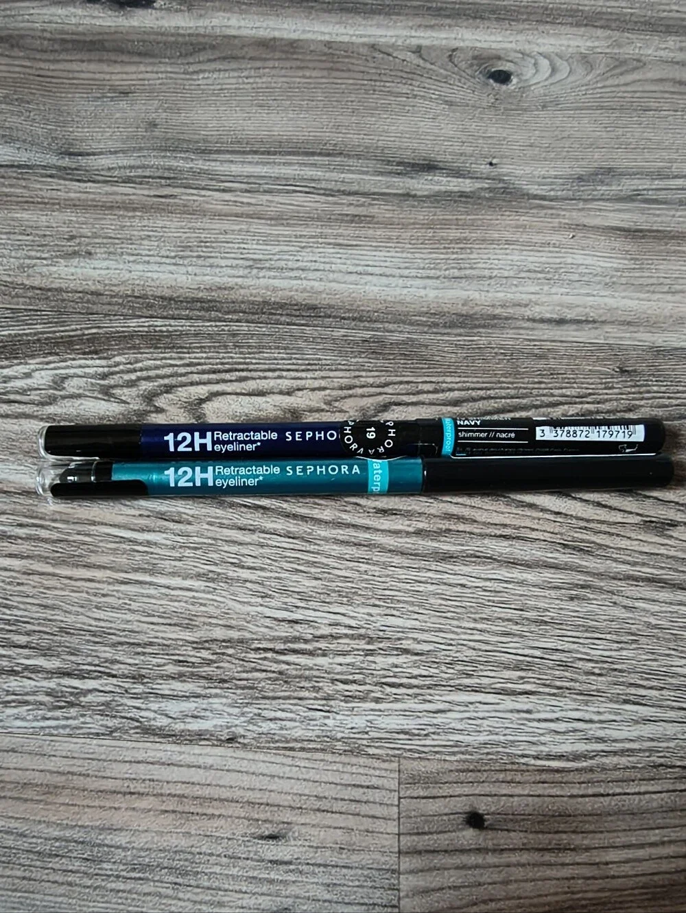 Sephora Retractable Eyeliner - Shimmer Navy And Shimmer Aqua